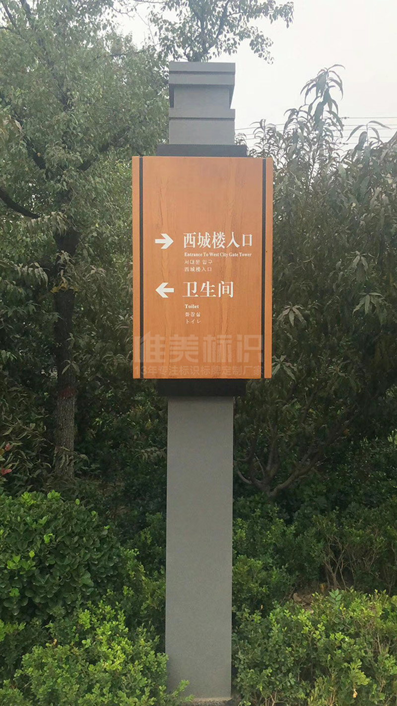 浚縣古城多功能導視立牌1