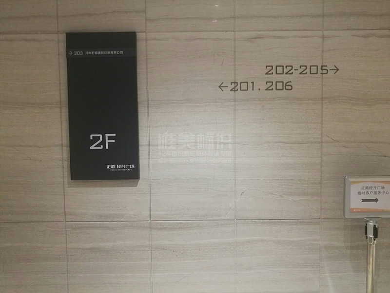 樓層間標(biāo)識(shí)牌