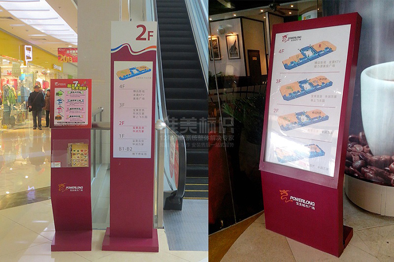 商場多功能指示標識牌