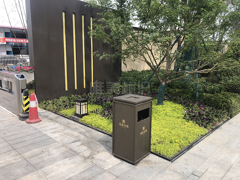 小區(qū)戶外垃圾箱標(biāo)識牌