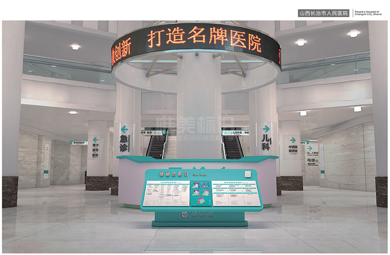 醫(yī)院總索引標(biāo)識(shí)牌